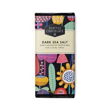 Seattle Chocolates Dark Sea Salt Toffee Truffle Bar