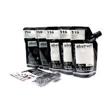Sennelier Abstract Black & White 120ml Acrylic Paint Set 5pc