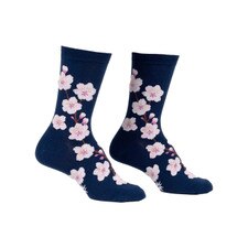 Sock It To Me Cherry Blossoms Women's Crew Socks