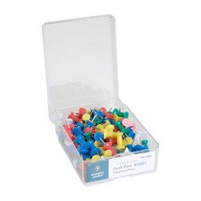 Sparco Assorted 1/2" Head Steel Push Pins 100ct