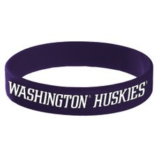 Spirit Products Purple Washington Huskies Silicone Bracelet