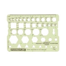 Staedtler General Purpose Pocket Template