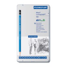 Staedtler Lumograph Graphite Pencil Set 12 piece