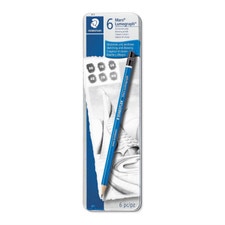Staedtler Lumograph Graphite Pencil Set 6 piece