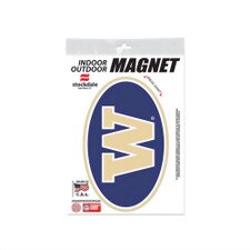 Stockdale Oval Washington Huskies Indoor Outdoor Magnet 5" x 7"