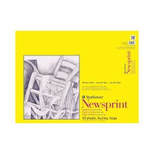 Strathmore 300 Series 18" x 24" Smooth Newsprint Pad