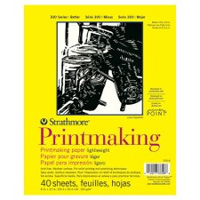 Strathmore 300 Series Lightweight Printmaking Pad 8"x10"
