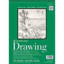 Strathmore Recycled Drawing Pad 400 Series 9"x12"