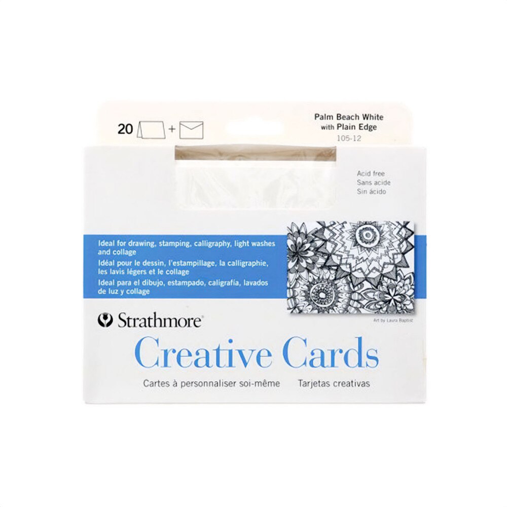 Strathmore Palm Beach Cards 20 Pack 5"x7"