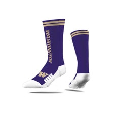 Strideline Washington Wordmark Premium Crew Socks