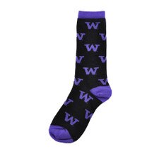 TCK Men's Black W All Over Dress Socks