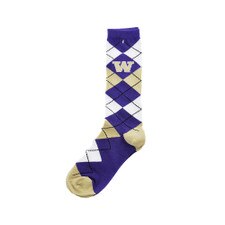 TCK Men's Purple W Argyle Dress Socks