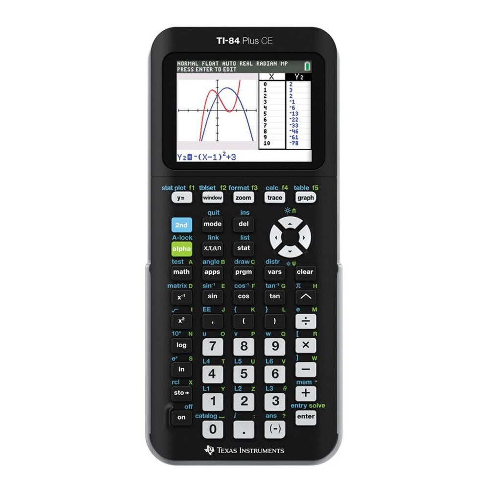 TI 84 Plus CE Graphing Calculator Texas Instruments University Book