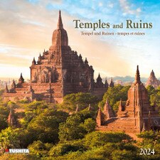 Temples and Ruins Wall Calendar 2024