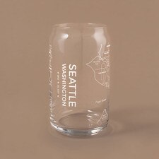 The Can - 16 oz - Seattle Map