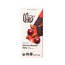 Theo Cherry Almond 70% Dark Chocolate Bar 3oz
