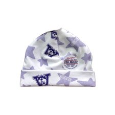 Third Street Baby White Vault Dog Tonal Star Warming Hat