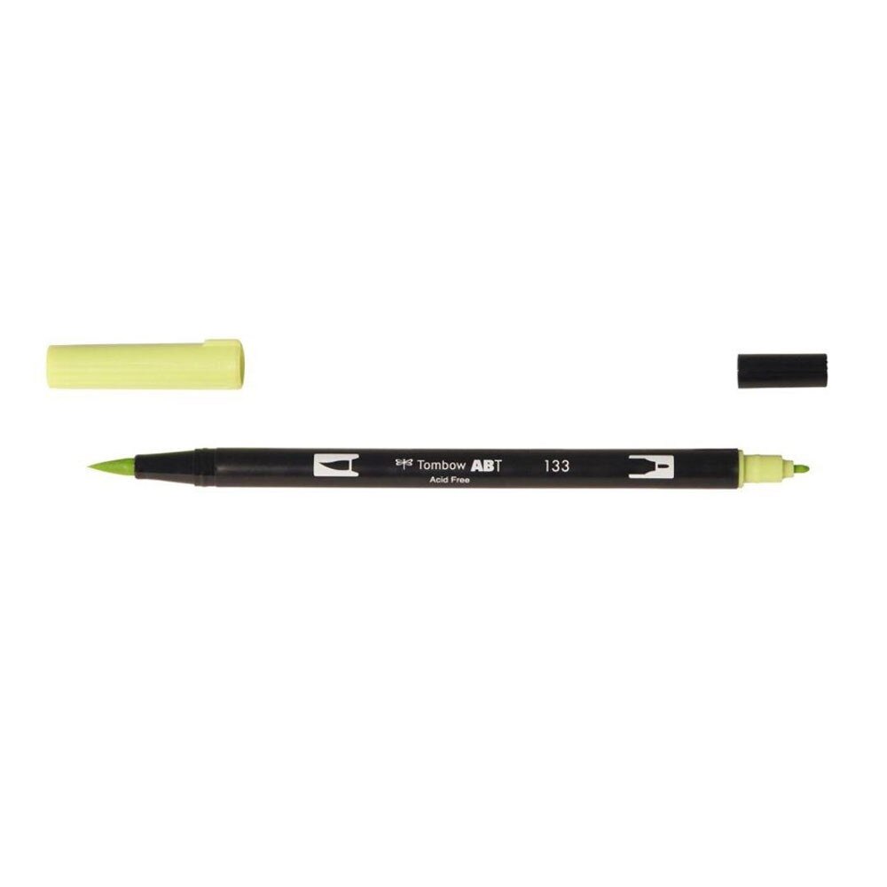 Tombow Dual-Tip Brush Marker Pen – Chartreuse