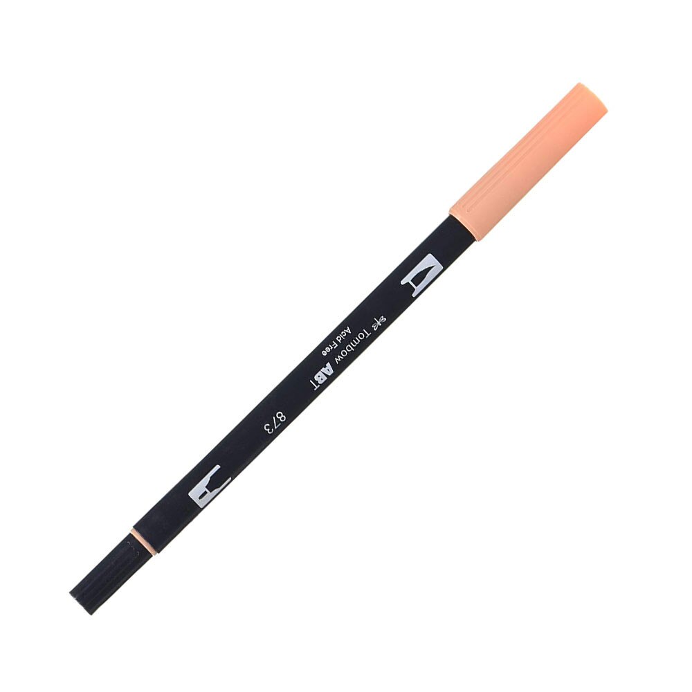 Tombow Dual-Tip Brush Marker Pen – Coral