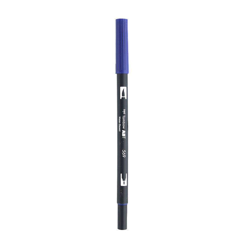 Tombow Dual-Tip Brush Marker Pen – Jet