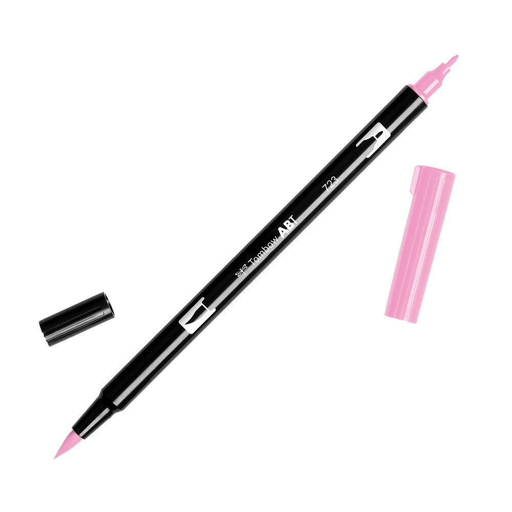 Tombow Dual-Tip Brush Marker Pen – Pink