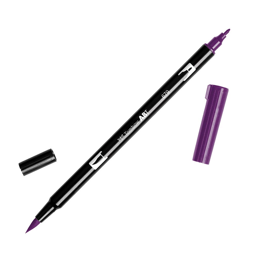Tombow Dual-Tip Brush Marker Pen – Plum
