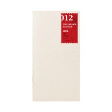 Traveler's Regular Blank Sketch Paper Notebook Refill 012