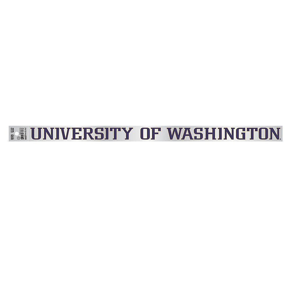 U of W Outside Decal Strip