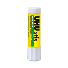 UHU Stic Glue Stick Solid Washable Non-Toxic 21g Ref 45611 [Pack of 12]