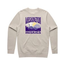 USCAPE Unisex Washington Huskies Summit Coastal Crewneck