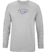 USCAPE Unisex Washington Huskies UW Seattle Skyline RENEW Long Sleeve Tee