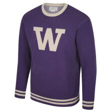 USCAPE Unisex Washington Huskies W Logo RENEW Sweater