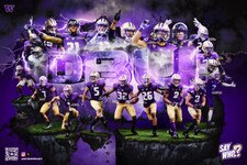 UW ICA Say Who DBU Washington Huskies Football Poster 24" x 36"