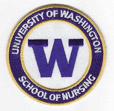 UW School of Nursing 3" Diameter Patch