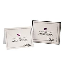 University of Washington Signature Logo Thank You Note Card Box 10ct