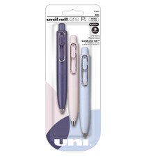 Uni-Ball One P Retractable 0.5mm Gel Pens 3pk