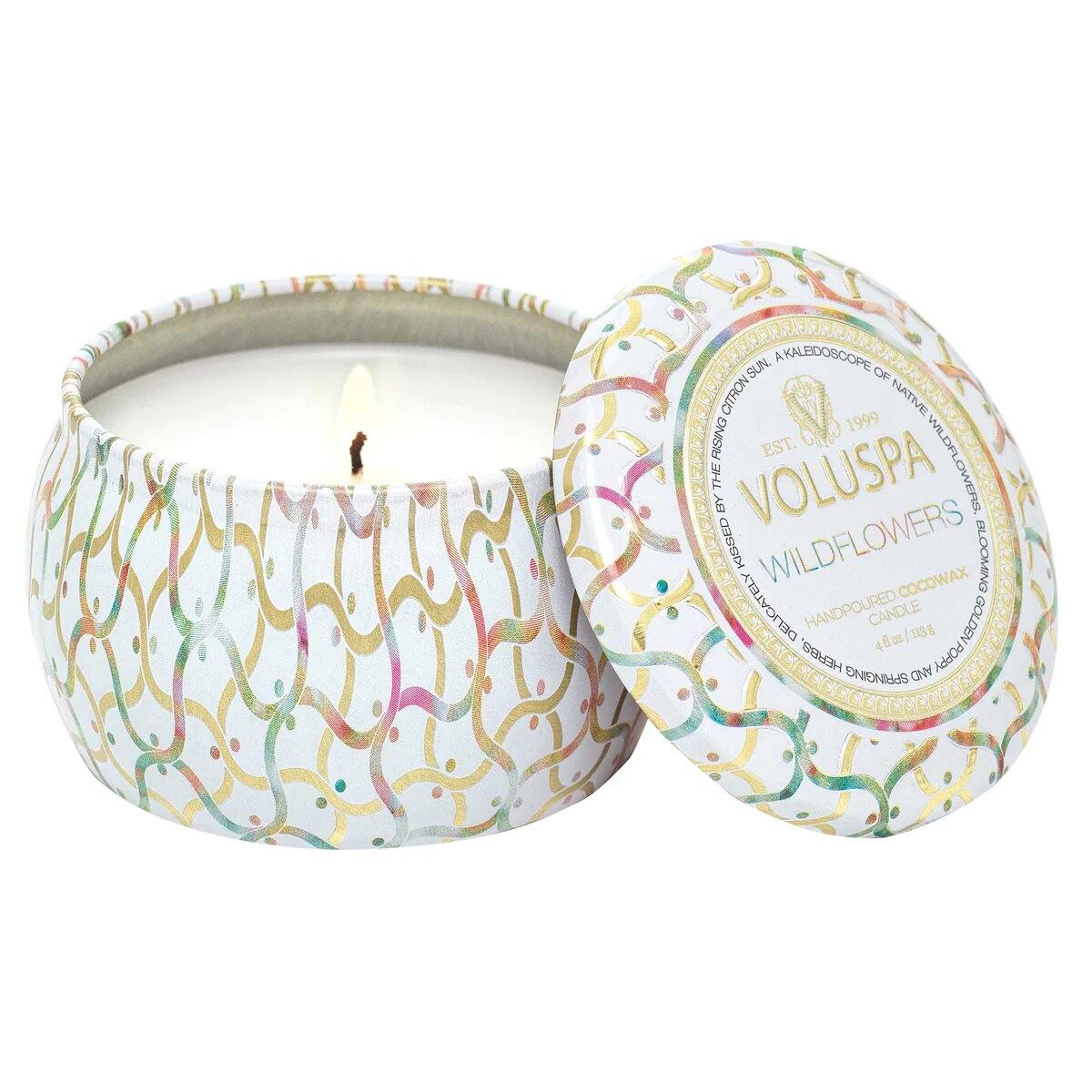 Voluspa Wildflowers Mini Tin Candle