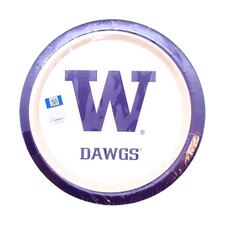 Mayflower W Dawgs Plate 7" 12ct