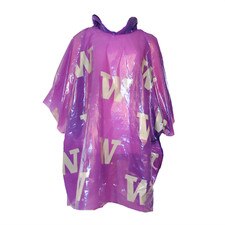 Storm Duds Purple W Allover Washington Huskies Disposable Poncho