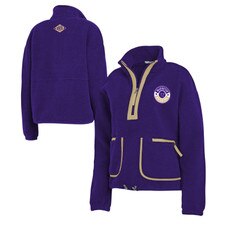 WEAR by Erin Andrews Women's Washington Huskies Polar Fleece Half Zip