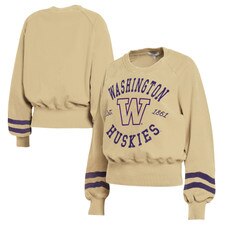 WEAR by Erin Andrews Women's Washington Huskies Vintage Washed Crewneck