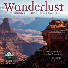 Wanderlust Wall Calendar 2024