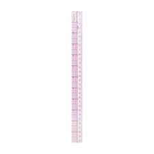 Westcott 12" 30cm 10th Inch Plastic Metric Beveled Ruler
