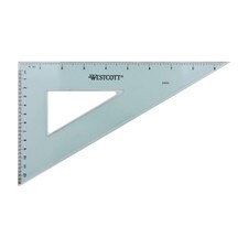 Westcott 12 30cm 10th Inch Plastic Metric Beveled Ruler