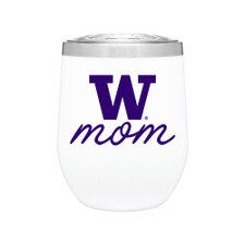 White W Mom Stainless Milano Wine Tumbler 12oz