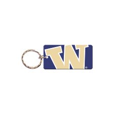 Wincraft Purple Mega W Rectangle Keychain