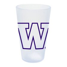 Wincraft W Outline Washington Huskies Icicle Silicone Pint Glass 16oz