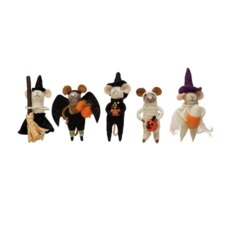 Wool Felt Mouse in Costume