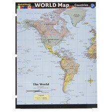 World Map: Countries Bar Chart