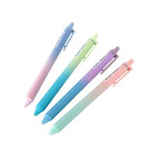 Writech Aurora Assorted 0.7mm Silent Clicker Retractable Gel Pen